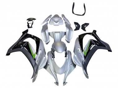 Großhandel Kawasaki ZX10R Motorrad Verkleidung 2016-2020 - Silber Grun Schwarz
