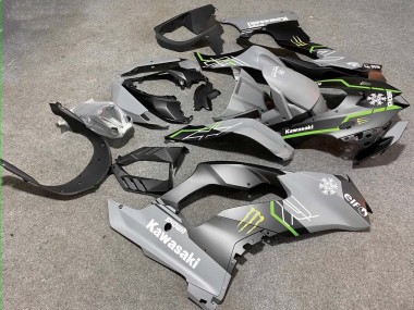 Großhandel Kawasaki ZX10R Motorrad Verkleidung 2021-2025 - Grau Matt Schwarz Grun Weiss Elf Schnee Monster