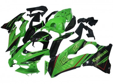 Großhandel Kawasaki ZX10R Motorrad Verkleidung 2021-2026 - Grun Glanzendes Schwarz