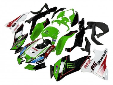 Großhandel Kawasaki ZX10R Motorrad Verkleidung 2021-2025 - Grun Schwarz Weiss Rot Blau Showr Elf Monster