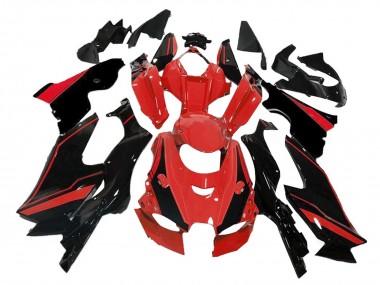 Großhandel Kawasaki ZX10R Motorrad Verkleidung 2021-2026 - Rot Glanzendes Schwarz