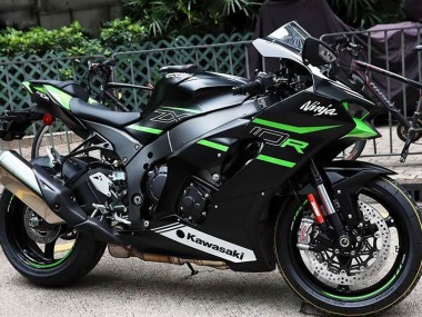 Großhandel Kawasaki ZX10R Motorrad Verkleidung 2021-2026 - Schwarz Grun Weiss