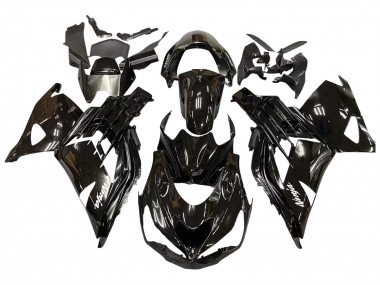 Großhandel Kawasaki ZX14R ZZR1400 Motorrad Verkleidung 2012-2024 - Glanzendes Schwarz Matt Schwarz Weiss Ninja