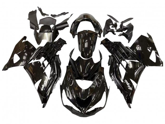 Großhandel Kawasaki ZX14R ZZR1400 Motorrad Verkleidung 2012-2024 - Glanzendes Schwarz Matt Schwarz Weiss Ninja