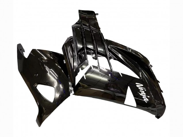 Großhandel Kawasaki ZX14R ZZR1400 Motorrad Verkleidung 2012-2024 - Glanzendes Schwarz Matt Schwarz Weiss Ninja