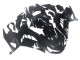 Großhandel Kawasaki ZX14R ZZR1400 Motorrad Verkleidung 2012-2024 - Glanzendes Schwarz Matt Schwarz Weiss Ninja