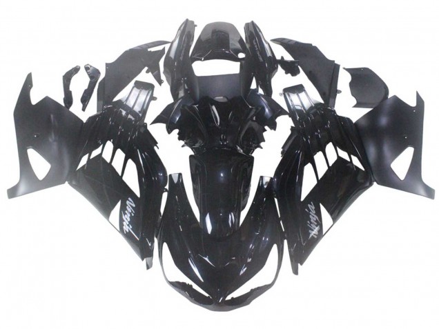 Großhandel Kawasaki ZX14R ZZR1400 Motorrad Verkleidung 2012-2024 - Glanzendes Schwarz Matt Schwarz Weiss Ninja