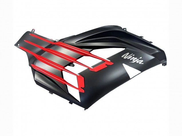 Großhandel Kawasaki ZX14R ZZR1400 Motorrad Verkleidung 2012-2024 - Matt Schwarz Rot Weiss Ninja