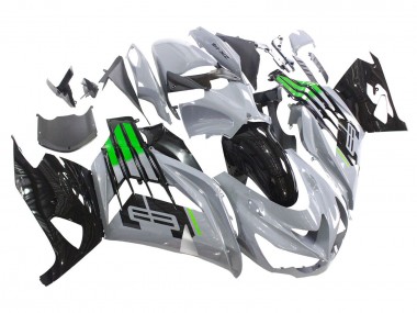 Großhandel Kawasaki ZX14R ZZR1400 Motorrad Verkleidung 2012-2024 - Grau Grun Schwarz