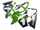 Großhandel Kawasaki ZX6R Motorrad Verkleidung 1998-1999 - Grun Weiss Blau Silber Glanzendes Schwarz