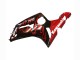 Großhandel Kawasaki ZX6R Motorrad Verkleidung 2003-2004 - Glanzendes Schwarz Rot Flamme
