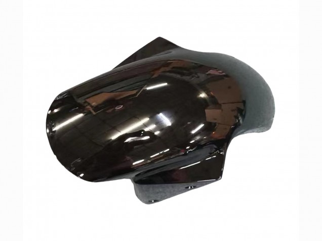 Großhandel Kawasaki ZX6R Motorrad Verkleidung 2003-2004 - Glanzendes Schwarz Rot Flamme
