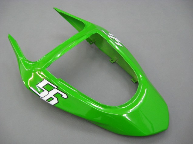 Großhandel Kawasaki ZX6R Motorrad Verkleidung 2003-2004 - Grun Weiss Schwarz Elf Bridgestone