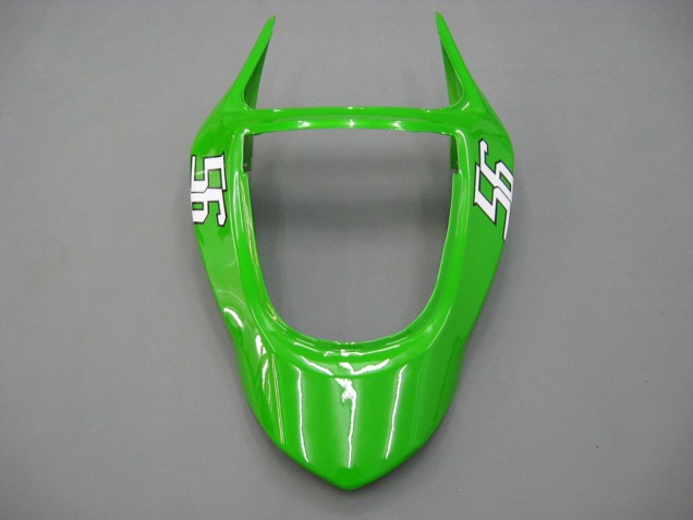 Großhandel Kawasaki ZX6R Motorrad Verkleidung 2003-2004 - Grun Weiss Schwarz Elf Bridgestone