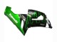 Großhandel Kawasaki ZX6R Motorrad Verkleidung 2005-2006 - Glanzendes Schwarz Grun Flamme