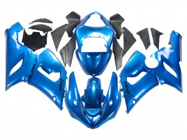 Großhandel Kawasaki ZX6R Motorrad Verkleidung 2005-2006 - Glanzendes Blau