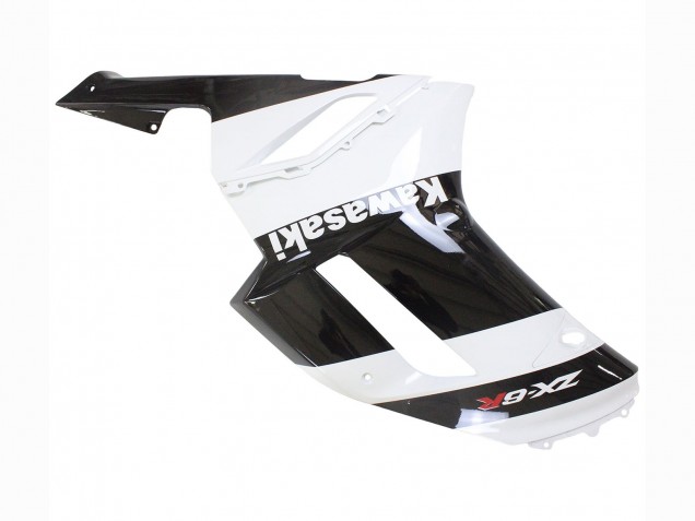 Großhandel Kawasaki ZX6R Motorrad Verkleidung 2007-2008 - Weiss Schwarz