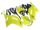 Großhandel Kawasaki ZX6R Motorrad Verkleidung 2007-2008 - Gelb Ninja