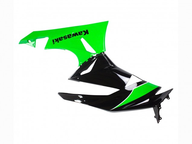 Großhandel Kawasaki ZX6R Motorrad Verkleidung 2009-2012 - Grun Glanzendes Schwarz