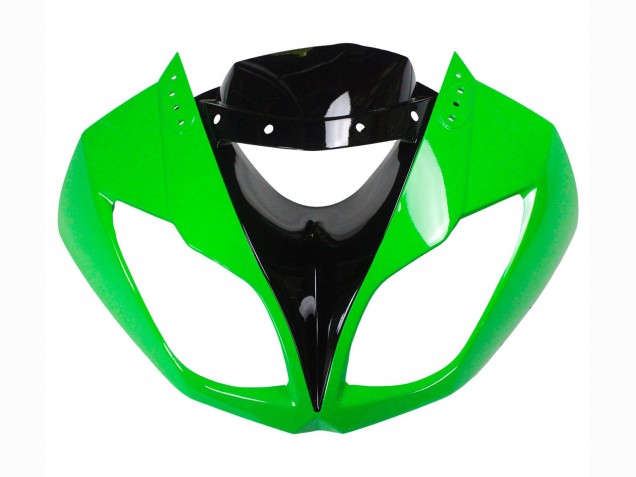 Großhandel Kawasaki ZX6R Motorrad Verkleidung 2009-2012 - Grun Glanzendes Schwarz