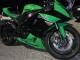 Großhandel Kawasaki ZX6R Motorrad Verkleidung 2009-2012 - Grun Glanzendes Schwarz