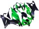 Großhandel Kawasaki ZX6R Motorrad Verkleidung 2019-2022 - Grun Matt Schwarz