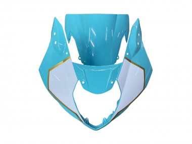 Großhandel Suzuki GSXR 1000 Motorrad Verkleidung 2003-2004 - Weiss Hellblau Gold