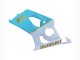 Großhandel Suzuki GSXR 1000 Motorrad Verkleidung 2003-2004 - Weiss Hellblau Gold