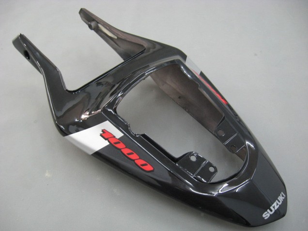 Großhandel Suzuki GSXR 1000 Motorrad Verkleidung 2003-2004 - Glanzendes Schwarz Weiss Grau Rot