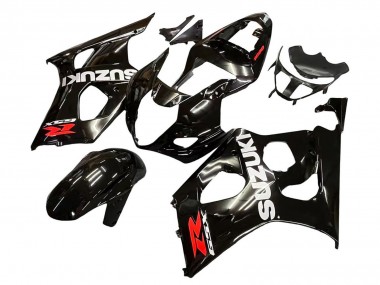 Großhandel Suzuki GSXR 1000 Motorrad Verkleidung 2003-2004 - Glanzendes Schwarz Weiss Rot Aufkleber