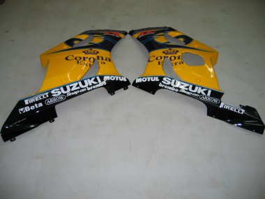 Großhandel Suzuki GSXR 1000 Motorrad Verkleidung 2003-2004 - Gelb Weiss Blau Schwarz Corona
