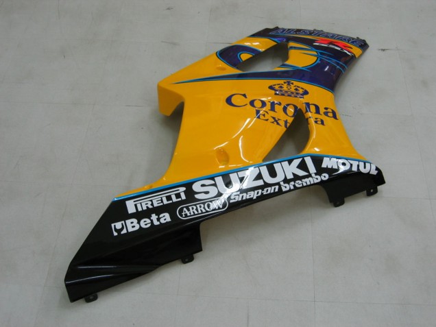 Großhandel Suzuki GSXR 1000 Motorrad Verkleidung 2003-2004 - Gelb Weiss Blau Schwarz Corona