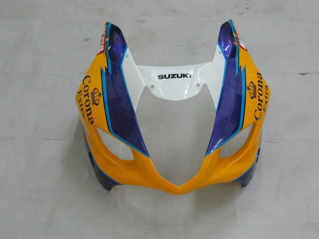 Großhandel Suzuki GSXR 1000 Motorrad Verkleidung 2003-2004 - Gelb Weiss Blau Schwarz Corona