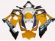 Großhandel Suzuki GSXR 1000 Motorrad Verkleidung 2003-2004 - Gelb Weiss Blau Schwarz Corona