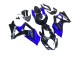 Großhandel Suzuki GSXR 1000 Motorrad Verkleidung Kit 2007-2008 - Blau Glanzendes Schwarz
