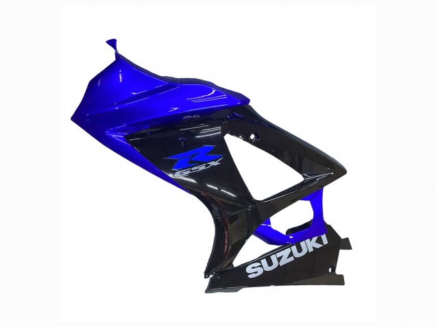 Großhandel Suzuki GSXR 1000 Motorrad Verkleidung Kit 2007-2008 - Blau Glanzendes Schwarz