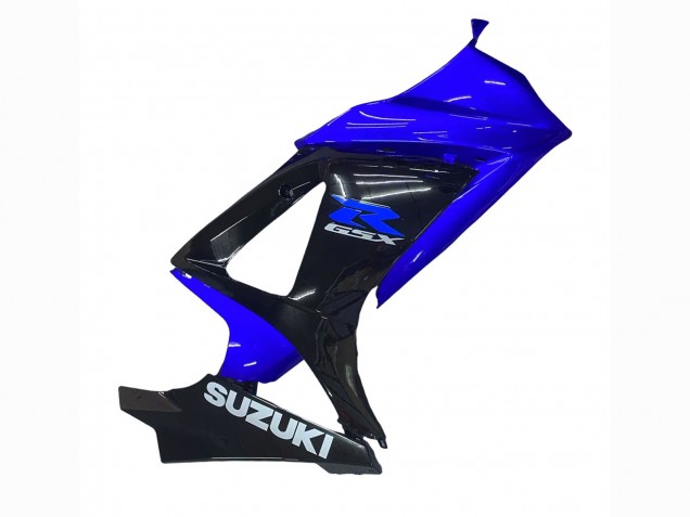Großhandel Suzuki GSXR 1000 Motorrad Verkleidung Kit 2007-2008 - Blau Glanzendes Schwarz