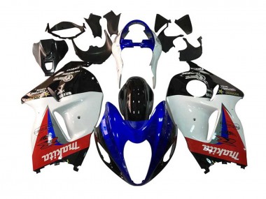 Großhandel Suzuki GSXR 1300 Hayabusa Motorrad Verkleidung 1996-2007 - Weiss Blau Rot Makita Schwarz