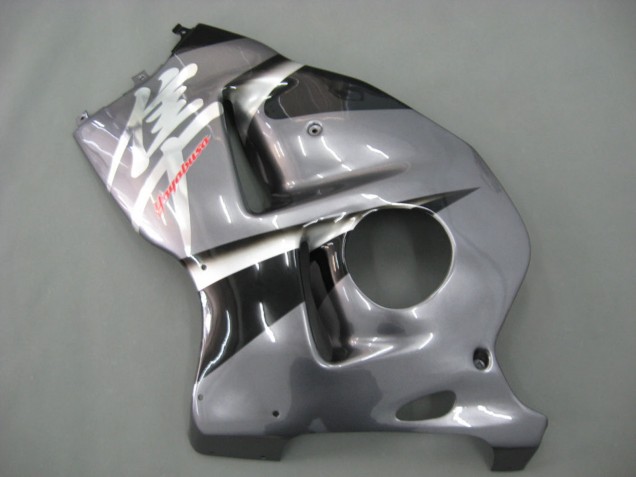 Großhandel Suzuki GSXR 1300 Hayabusa Motorrad Verkleidung 1996-2007 - Grau Schwarz Hayabusa