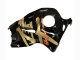 Großhandel Suzuki GSXR 1300 Hayabusa Motorrad Verkleidung 1996-2007 - Glanzendes Schwarz Gold Hayabusa