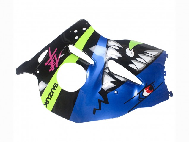 Großhandel Suzuki GSXR 1300 Hayabusa Motorrad Verkleidung 1996-2007 - Blau Grun Hai 46