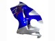 Großhandel Suzuki GSXR 1300 Hayabusa Motorrad Verkleidung 1996-2007 - Blau Silber Hayabusa