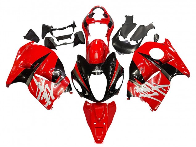 Großhandel Suzuki GSXR 1300 Hayabusa Motorrad Verkleidung 1996-2007 - Rot Schwarz Hayabusa
