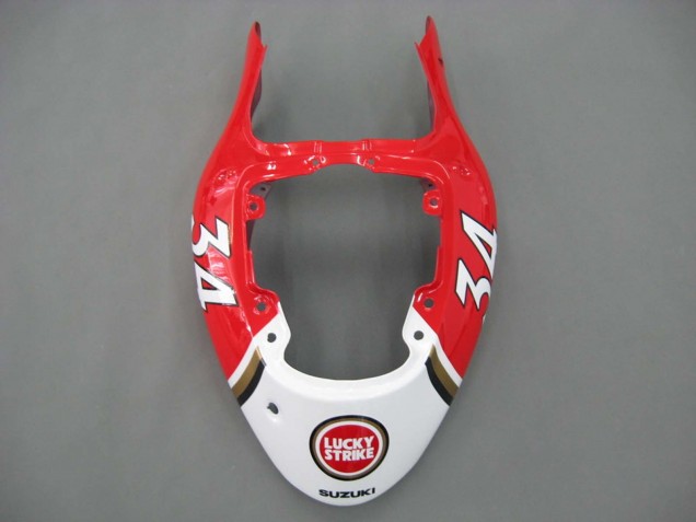 Großhandel Suzuki GSXR 1300 Hayabusa Motorrad Verkleidung 1996-2007 - Weiss Rot Motul