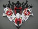 Großhandel Suzuki GSXR 1300 Hayabusa Motorrad Verkleidung 1996-2007 - Weiss Rot Motul