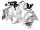 Großhandel Suzuki GSXR 1300 Hayabusa Motorrad Verkleidung 1996-2007 - Weiss Silber Hayabusa
