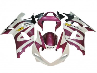 Großhandel Suzuki GSXR 600 / GSXR 750 Motorrad Verkleidung 2001-2003 - Weiss Rosa Gelb