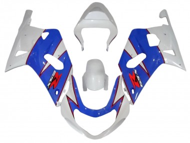 Großhandel Suzuki GSXR 600 / GSXR 750 Motorrad Verkleidung 2001-2003 - Weiss Blau Rot