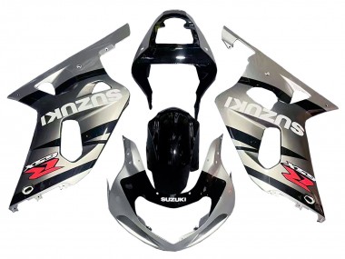Großhandel Suzuki GSXR 600 / GSXR 750 Motorrad Verkleidung 2001-2003 - Silber Glanzendes Schwarz Rot