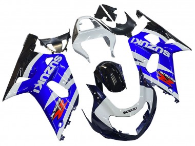 Großhandel Suzuki GSXR 600 / GSXR 750 Motorrad Verkleidung 2001-2003 - Blau Weiss Glanzendes Schwarz Rot